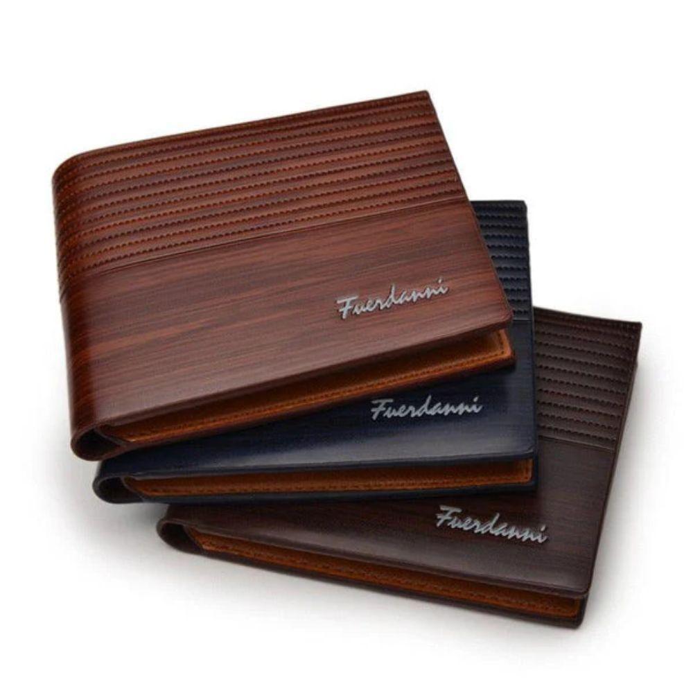 Carteira Masculina de Couro Genuíno Fuerdanni Classic