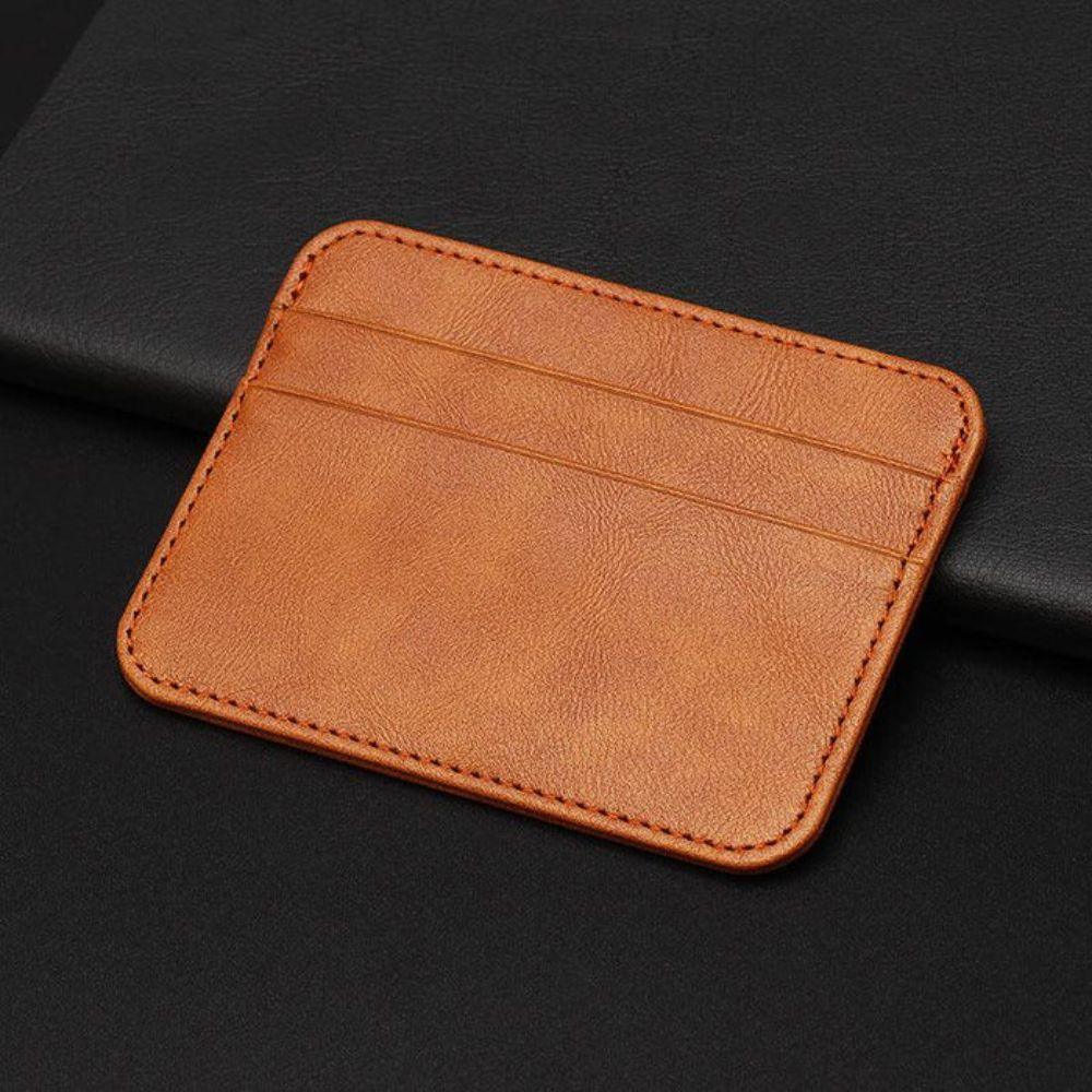 Carteira Masculina de Couro Legítimo Slim Classic