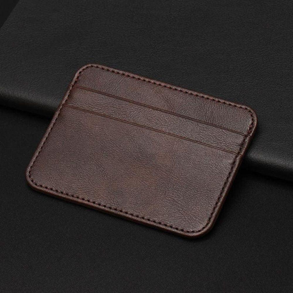 Carteira Masculina de Couro Legítimo Slim Classic