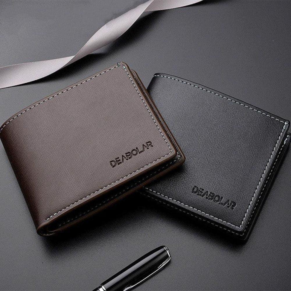 Carteira Masculina de Couro Sintético Lubella
