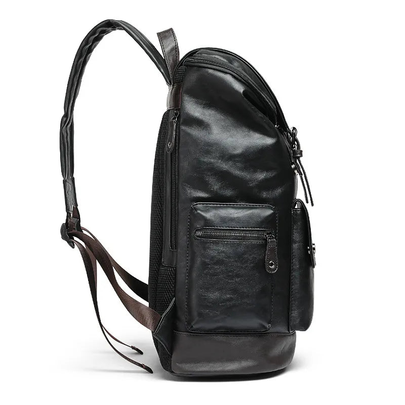Mochila Masculina de Couro Plutônico Zigg