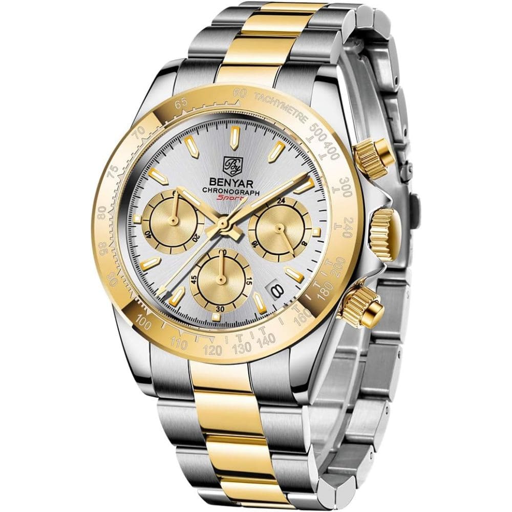 Relógio Masculino Benyar Soul Golden