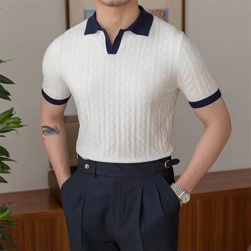 Camisa Polo Masculina Tricot Ravini 01