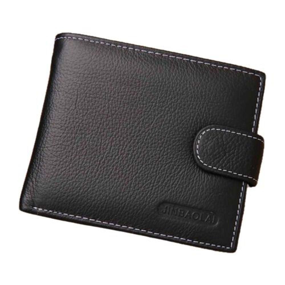 Carteira Masculina de Couro Jinbaolai