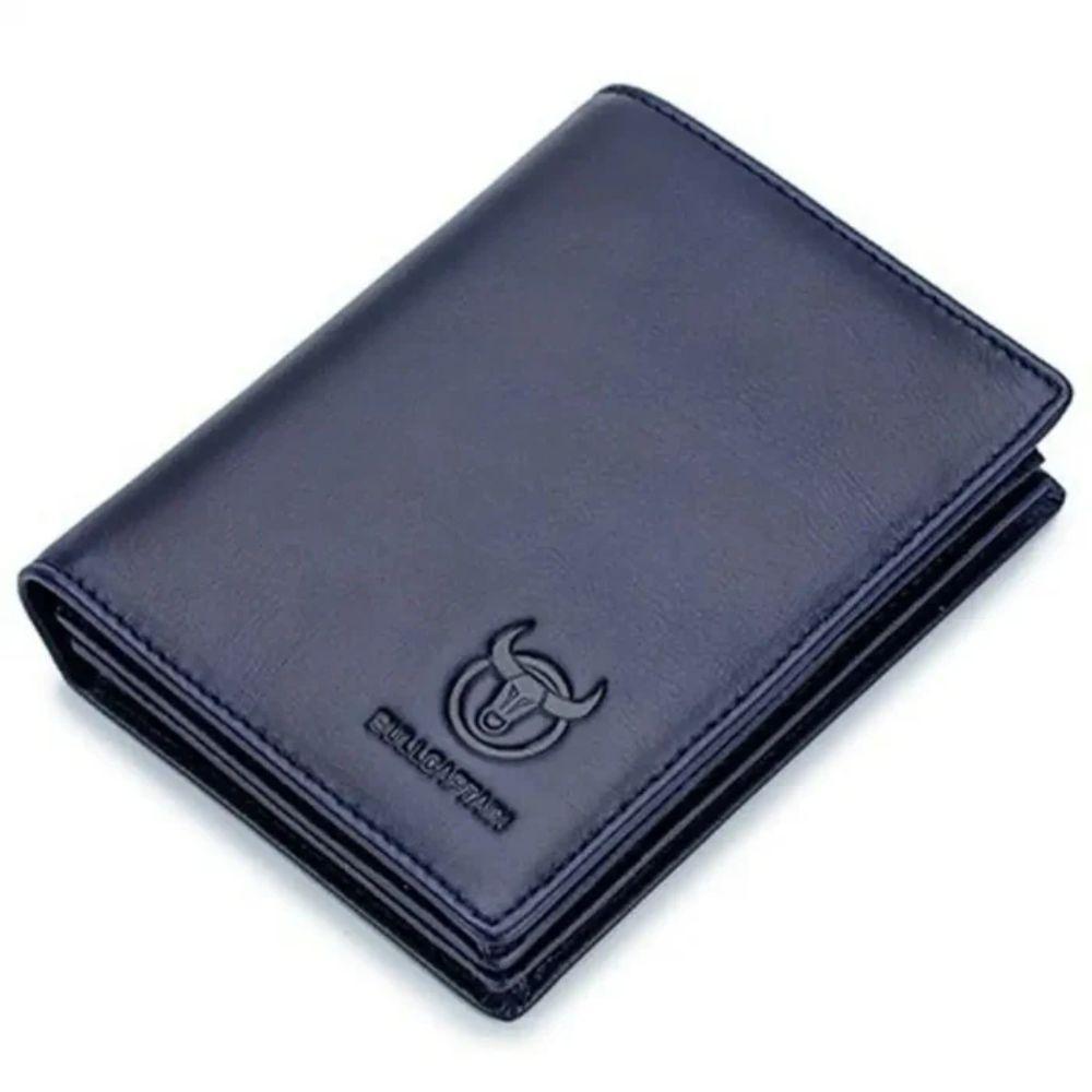 Carteira Masculina de Couro Legítimo BullCaptain Premium Edition
