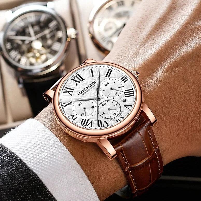 Relógio Masculino 41mm Ravini Louie Juelen - Ravini Store