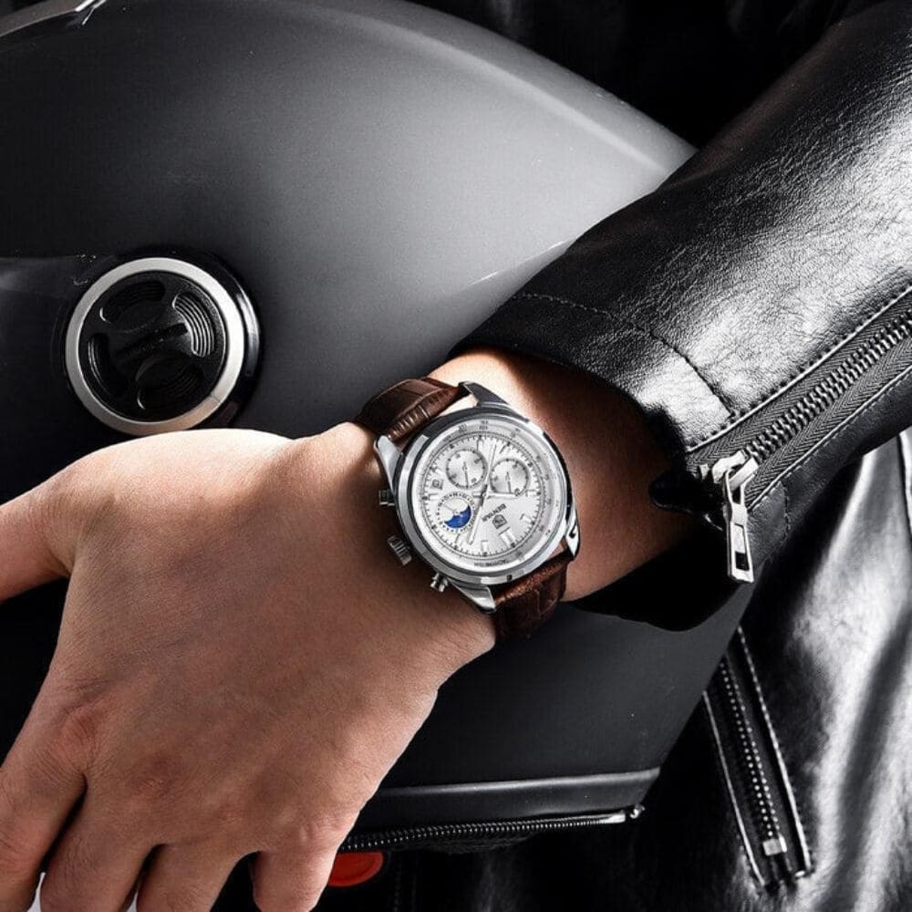 Relógio Masculino Benyar Infinity Silver