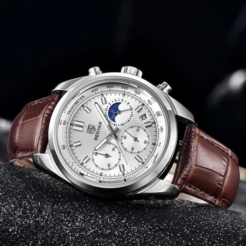 Relógio Masculino Benyar Infinity Silver
