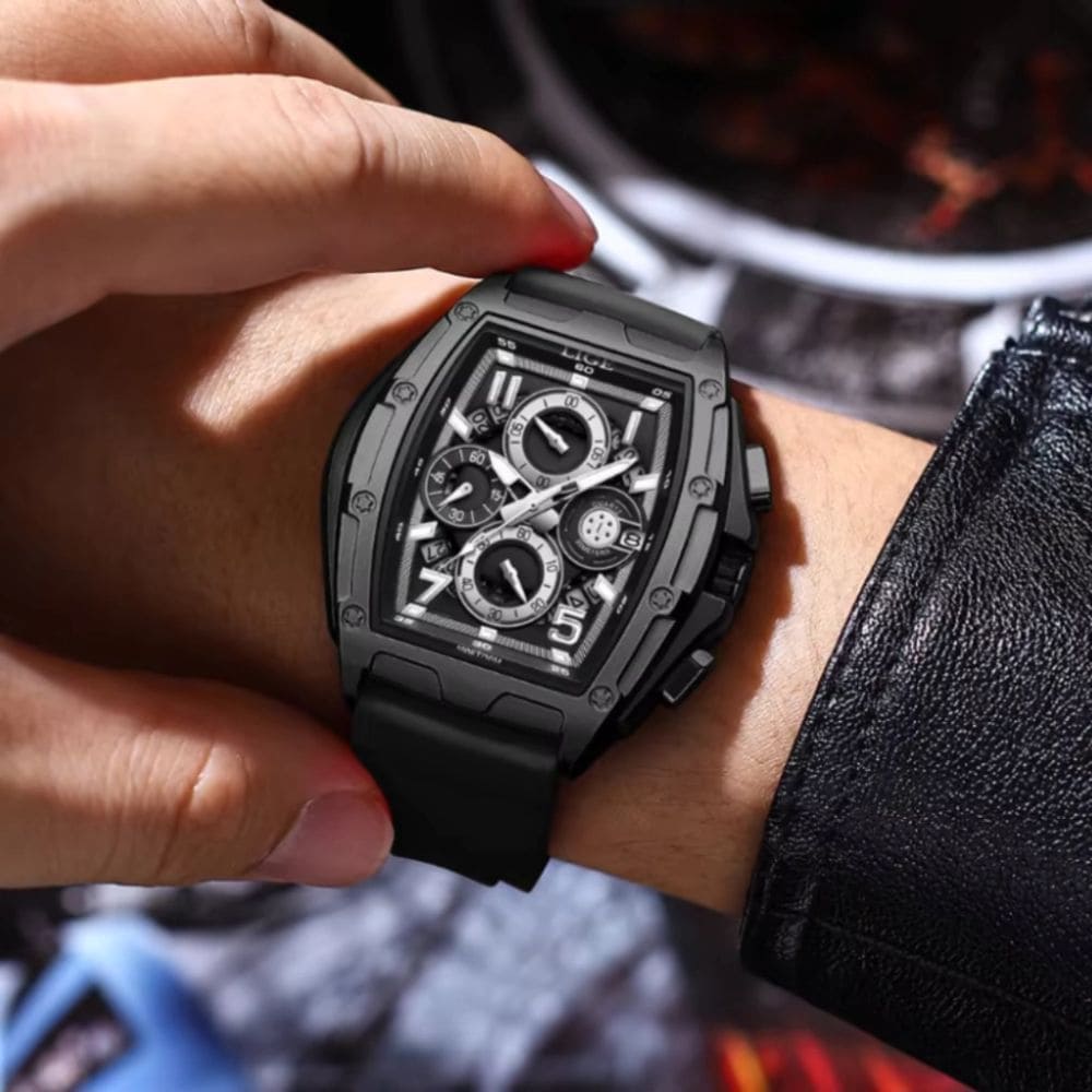 Relógio Masculino Lige Bannach Black